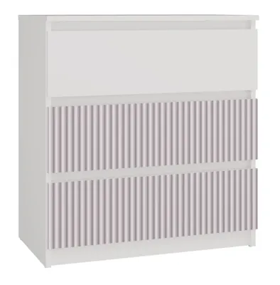Immagine prodotto di Cassettiera con cassetti per camera dei bambini DUSTER - bianco / rosa