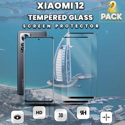 Obrázek produktu pro 2-balení Xiaomi 12 Ochranné sklo na displej - Tvrzené sklo 9H - Super kvalita 3D
