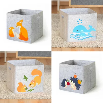 Immagine prodotto di Solidchoice - Scatole pieghevoli per bambini, set da 4