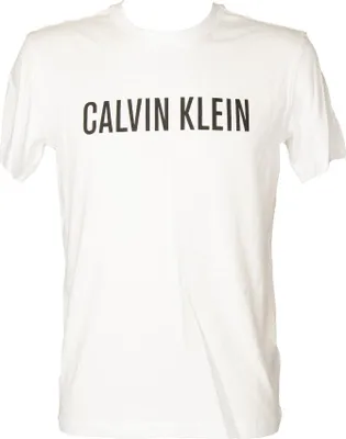 Produktbild von CK CALVIN KLEIN Herren T-Shirt Kurzarm Rundhals mit Logo-Print vorne Artikel KM0KM00836 CREW NECK LOGO, M, Cotone 100%