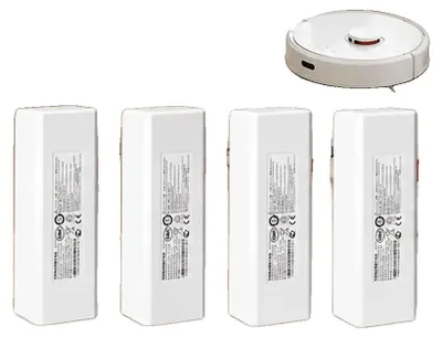 Zdjęcie produktu dla Akumulator zamienny, pojemność 12800 mAh, kompatybilny z odkurzaczami automatycznymi, 12800 mAh x 4