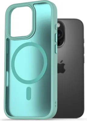 Immagine prodotto di AlzaGuard Custodia opaca compatibile con Magsafe pro iPhone 16 Pro modrozelený