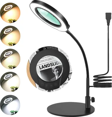 Obrázek produktu pro Lampa s husí hlavou, LED světlo, napájení přes USB, černá