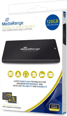 Immagine prodotto di MediaRange SSD 120GB 2.5 intern MR1001 schwarz Sata III