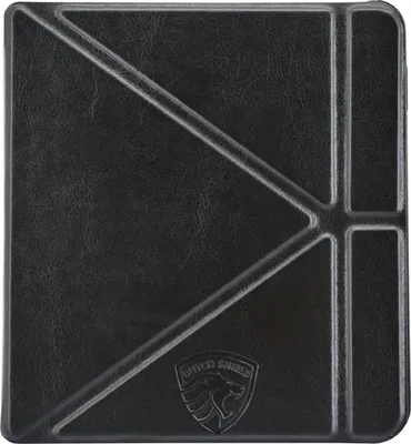Image de Dutch Shield - Origami Case Housse pour Kobo Libra 2 Ebook - Housse à rabat Ereader Housse de protection Cover Noir