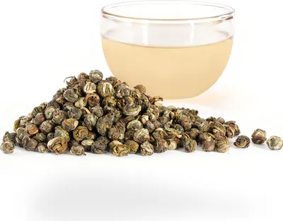 Produktbild von tea4chill Tee / grüner Tee / Jasmin Tee Special Dragon Phoenix Pearl, 100g Beutel