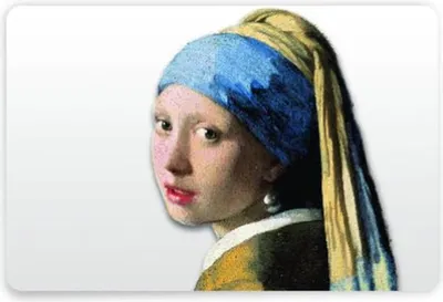 Produktbild von Tischset Vermeer-Mädchen mit Perlenohrring