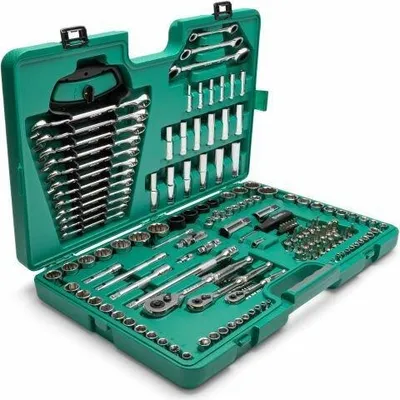 Zdjęcie produktu dla Sata Zestaw Kluczy  150El  1/4"  3/8" 1/2" Walizka