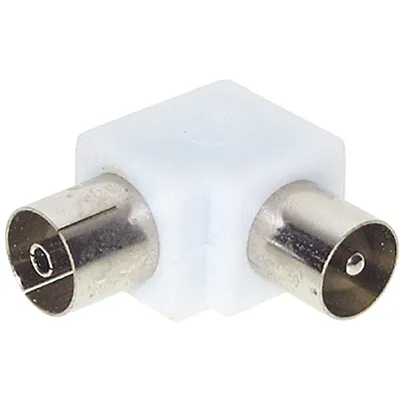 Produktbild von Koaxial-Winkeladapter, Stecker auf Kupplung
