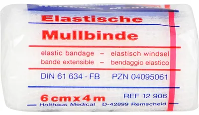 Produktbild von ELAST MULLBINDE 4MX6CM, 1 St BIN