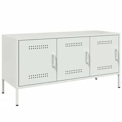 Produktbild von TV-Schrank Weiß 100,5x39x50,5 cm Stahl