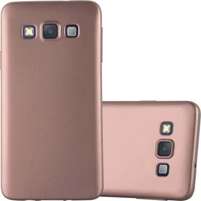 Produktbild von Cadorabo Schutzhülle für Samsung Galaxy A3 2015 Hülle in Rosa Handyhülle TPU Silikon Etui Cover Case