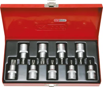 Produktbild von KS Tools 911.1386, 9 Stück(e), Chrom-Vanadium-Stahl, DIN 3120, ISO 1174, 55 mm, 1,5 kg
