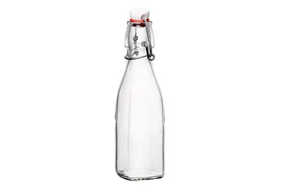 Immagine prodotto di BORMIOLI ROCCO Swing Flasche mit Bügelverschluss, 4-Kant, Inhalt: 0,125 Liter