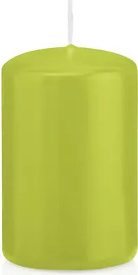 Produktbild von Stumpenkerzen Apfelgrün 80 x Ø 48 mm, 24 Stück