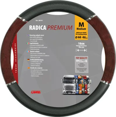 Zdjęcie produktu dla Pokrowiec na kierownicę Lampa Radica ze Skeentexu - M - Ø 44/46 cm