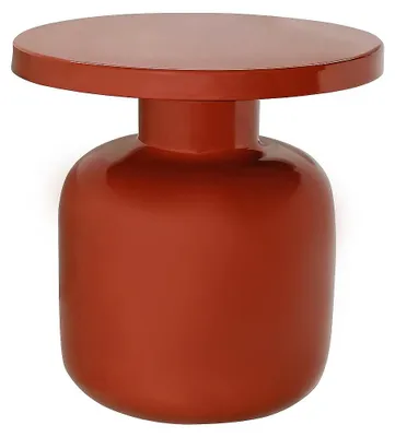 Produktbild von Beistelltisch aus Metall - Terrakotta - KERAFI