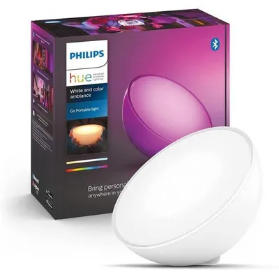 Image de Philips Hue White and Color Ambiance Go - Lampe décorative - LED - 6 W (équivalent à 43 W) - lumière RVB/blanche chaude/blanche froide - 2000-6500 K