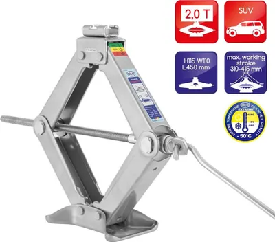 Produktbild von ALCA Wagenheber 436200 3.3kg mechanisch Stahl
