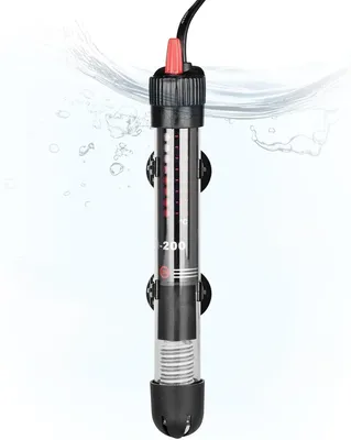 Productafbeelding van Aquariumverwarming 25 W, voor 30 L, instelbare temperatuur 20 tot 34 °C, voor aquarium