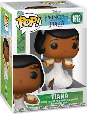 Produktbild von Funko FK90263 - Küss den Frosch POP! Disney Vinyl Figur Tiana w/Glitter 9 cm - Neu