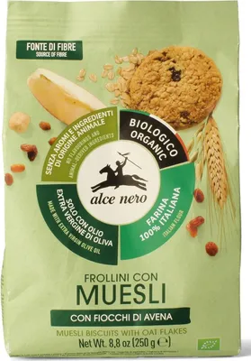 CIASTKA MUSLI BIO 250 g - ALCE NERO