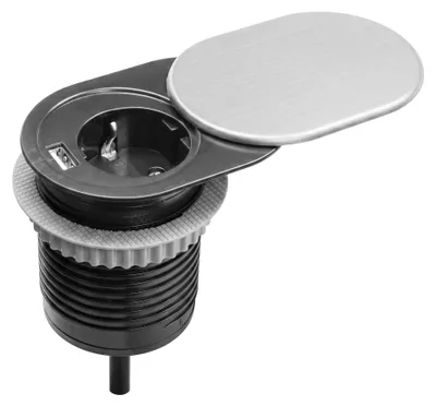 Obrázek produktu pro Nábytková zásuvka s 1x 230V Schuko 1x USB-A připojení