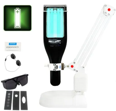 Produktbild von Professionelle große Lampe Kernel KN-4006BL1D  Wiederaufladbar  mit Ständer UVB 311nm Psoriasis Vitiligo Eczema Acne Lichttherapie Schuppenflecht
