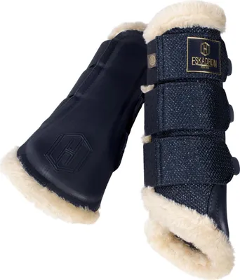 Produktbild von Eskadron HERITAGE Gamasche " GLITTER MESH  "  1Paar Farbe - navy Größe - S