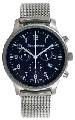 Zdjęcie produktu dla Zegarek męski Aristo Messerschmitt Chronograph ME-3H198M ze stali nierdzewnej