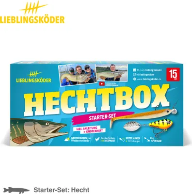 Produktbild von Lieblingsköder Hechtbox - Angelset zum Hechtangeln