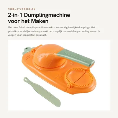 2-in-1 Dumplingmaschine zum Herstellen von Dumplings