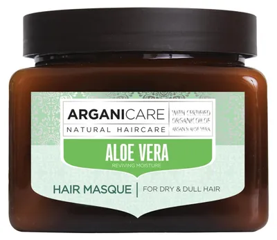 Zdjęcie produktu dla ARGANICARE Nawilżająca maska do włosów z aloesem do włosów suchych, 500 ml