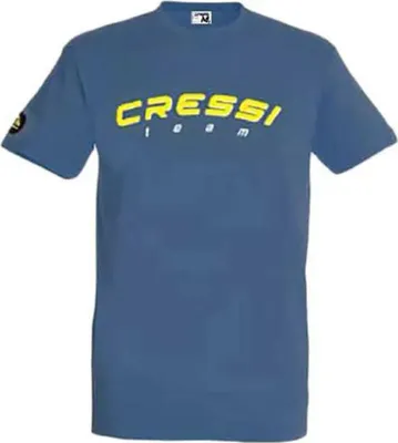 Obrázek produktu pro Cressi Spa Team tričko s krátkým rukávem, modré, velikost L, pánské, modré, velikost L