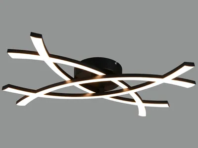 Obrázek produktu pro Stropní svítidlo LED, černé, 2500 lm, W 60 cm