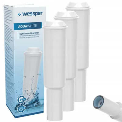 Image de Filtre à eau Wessper pour machine à café entièrement automatique, compatible avec Jura Impressa, lot de 3