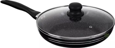 Image de EDENBERG Poêle à frire pour induction EB 767 - 26cm MARMUR + couvercle