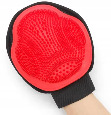 Produktbild von Nobleza Gummipflegehandschuh für Hunde beidseitig