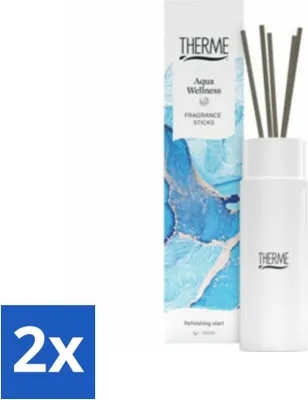 Obrázek produktu pro Therme - Aqua Wellness - Vonné tyčinky - Dlouhotrvající vůně - Aromatická - 100 ml - Cenově výhodné balení - 2 kusy