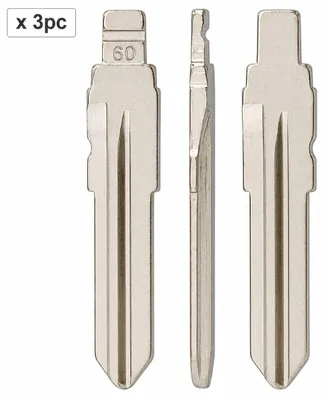 Produktbild von Set 3 Schlüsselblätter 60# GT15R für Fiat und Alfa Romeo