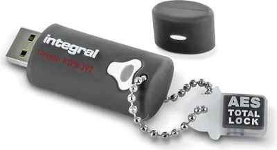 Produktbild von Integral 64GB Crypto-197 256-Bit 3.0 USB Stick verschlüsselt, Passwort geschützt