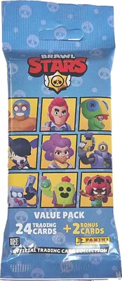 Produktbild von Panini Brawl Stars Trading Cards 2025 | Fat Pack Booster mit 26 Karten