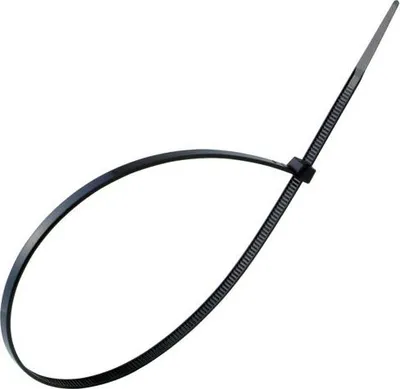 Image de Collier 200x2.5mm Noir 100sc - Profile