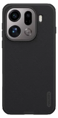 A black phone case with a camera module is shown.