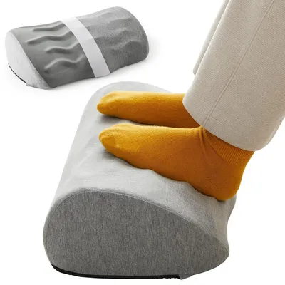 Immagine prodotto di Omgoods - Poggiapiedi ergonomici in memory foam - Forma a cuneo per comfort e supporto