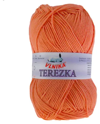 Strickgarn TEREZKA 100% Baumwolle, orange