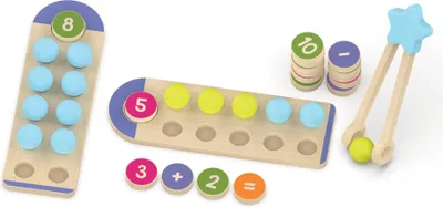 Produktbild von Learning Resources Holz Zähl- und Zuordnungsset Lernspielzeug