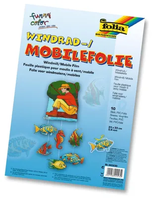 Produktbild von folia Mobilefolie Stärke 0,4mm 23x33cm 10 Blatt