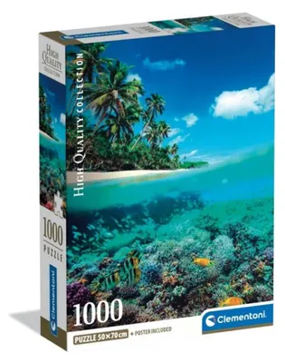 Zdjęcie produktu dla CLEMENTONI CLE puzzle 1000 Compact Summer Paradise 39931