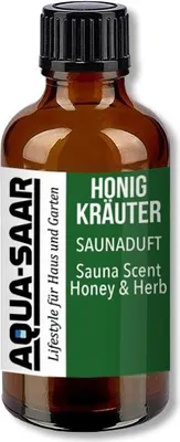Produktbild von Aqua-Saar Saunaduft Honig-Kräuter 50 ml Saunaaufguss Aromaduft